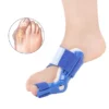 Orthèse hallux valgus pied droit de couleur bleu