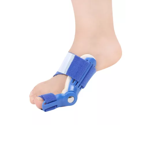 Orthèse hallux valgus rigide de couleur bleu