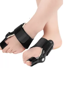 Orthèse hallux valgus rigide de couleur noir